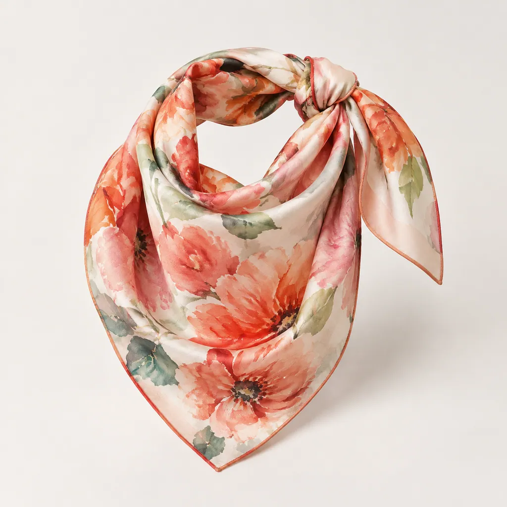 Aria Silk Scarf - product shot
