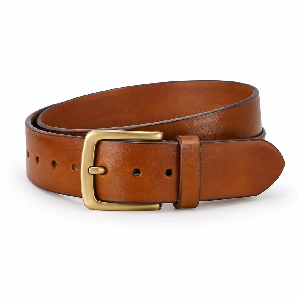 Nilo Leather Belt - product shot