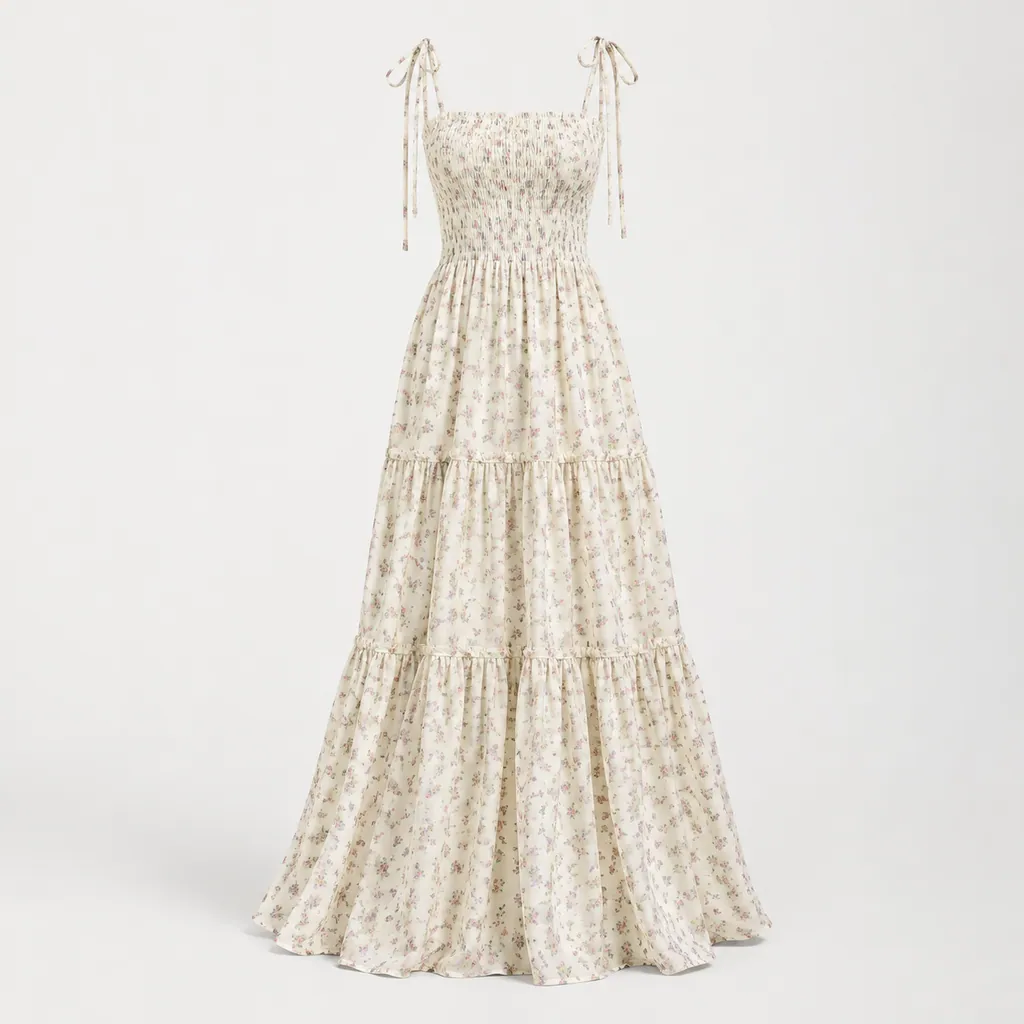 Noor Tiered Maxi Dress - product shot