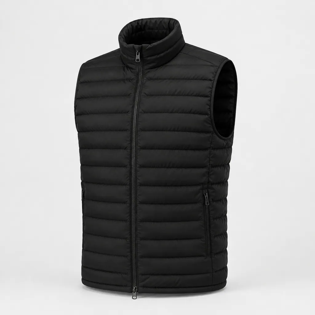 Nord Quilted Gilet worn on model