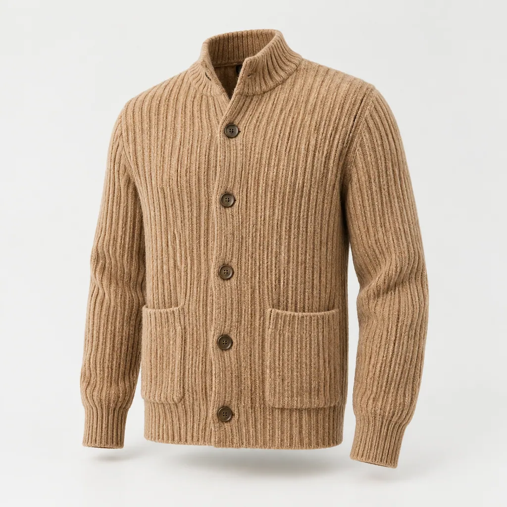 Osis Ribbed Cardigan - product shot